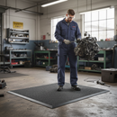 Premium Heavy Duty Anti-Fatigue Matting 1500mm x 900mm with Non-Slip Surface and Water Dam Edge
