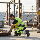 Professional Hi-Vis Yellow and Black Trousers - Durable, Lightweight, EN ISO 20471 Class 2 Certified Workwear