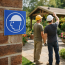 Safety Helmet Symbol Signs – 1mm Rigid Plastic – Indoor/Outdoor Use