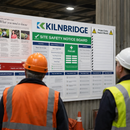 Construction Safety Notice Board – 1800x1000mm – Rigid Plastic – Industrial Use