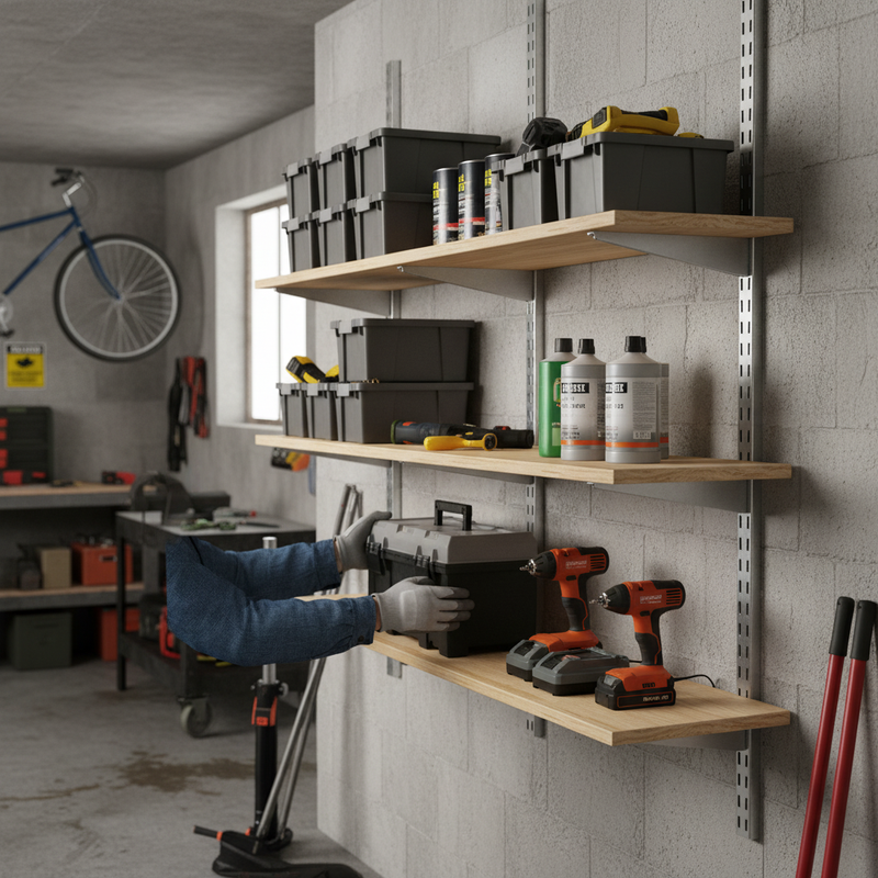 Premium Twin Slot Wall Mounted Shelving Bracket Fixing Kits