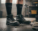 Premium Heavy Duty Work Socks - Pack of 3 with Thick Terry Comfort Cushioning and Reinforced Heels for Ultimate Support