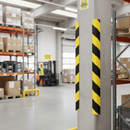 Premium Semi Circular Edge Protection 5m - Self-Adhesive Flexible Polyurethane Foam for Indoor and Outdoor Use