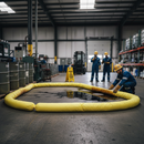 Premium Chemical Spill Land Absorbent Booms 12x3m Yellow (Pack of 4)
