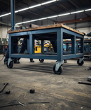 160mm Heavy Duty Fixed Plate Castor with Cast Iron Wheel