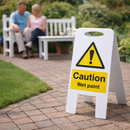 Caution Wet Paint Sign – 300mm x 600mm – Fluted Polypropylene – Indoor/Outdoor