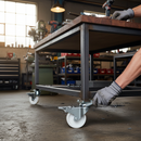 75mm Heavy Duty Swivel Bolt Hole Castor with Braked Nylon Wheel