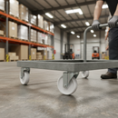 125mm Heavy Duty Swivel Bolt Hole Castor with Polypropylene Wheel