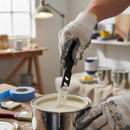 Premium Plastic Paddle Paint Stirrer for Small Tins - 260mm Length with Enhanced Mixing Design