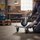 160mm Fixed Plate Castor with Heavy Duty Rubber Tyre