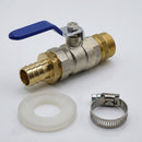 3/4in BSP Tap Kit with Brass Nipple & Hose Tail (view 2)