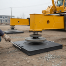 Premium Polyethylene Outrigger Pads with Handle - Heavy Duty Load Distribution for Equipment Stability