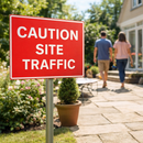 Caution Site Traffic Signs – 1mm Rigid Plastic & Aluminium – Indoor/Outdoor