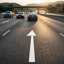 Premium Thermoplastic Straight Arrow Road Markings for Car Parks - Durable and Easy to Apply