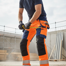 Premium Hi-Vis Trousers with 4-Way Stretch, Segmented Reflectors, and Knee Pockets for Ultimate Comfort and Visibility