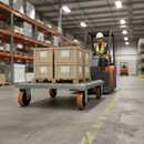 150mm Heavy Duty Fixed Plate Castor Towable with Load Capacity 800Kg