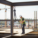 Premium 2m Lightweight Retractable Fall Limiter with Shock Absorber and Aluminium Scaffold Hook