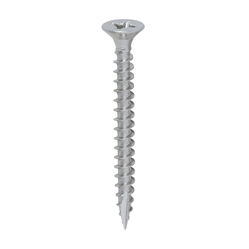 Classic Multi-Purpose Screws - PZ - Double Countersunk - A2 Stainless Steel - 4.0 x 40
