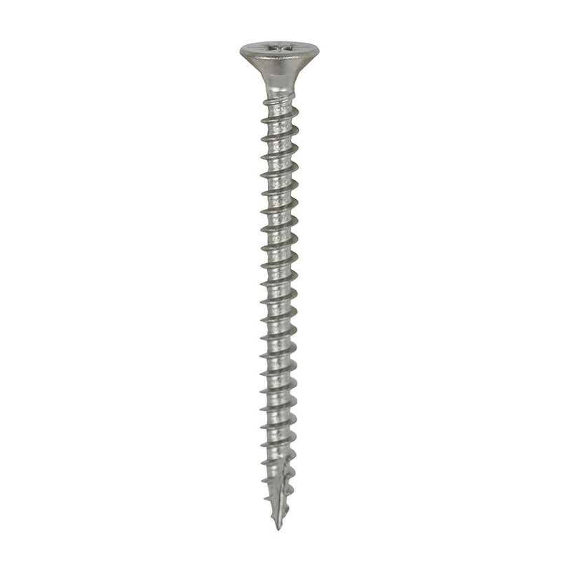 Classic Multi-Purpose Screws - PZ - Double Countersunk - A4 Stainless Steel - 4.0 x 50