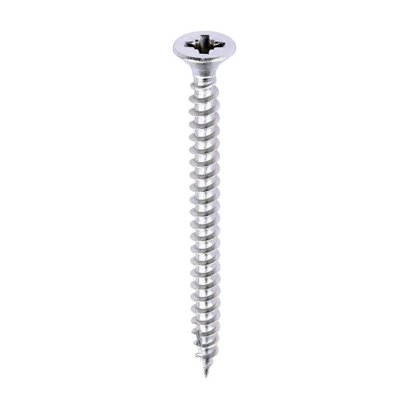 Classic Multi-Purpose Screws - PZ - Double Countersunk - A2 Stainless Steel - 4.0 x 50