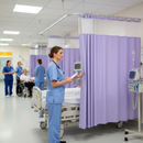 Premium Antimicrobial Treated Cubicle Curtain - 4200mm x 1950mm - Easy Replacement with Microban Technology - Case of 12