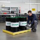 Premium 4 Drum Bunded Workfloor for Safe Storage