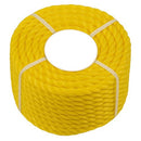 12mm Yellow Polypropylene 3-Strand Rope 15m Coil – Strong 3-Strand