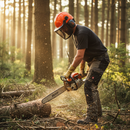 Premium Basic Forestry Helmet Kit with Ear Defenders and Visor for Chainsaw and Brush Cutting Safety