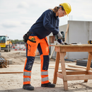 Premium High-Visibility Women's Trousers with Stretch Panels and Holster Pockets for Enhanced Comfort and Durability