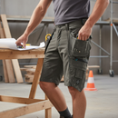 Premium Ultimate Stretch Work Shorts with Cordura Holster Pockets, Lightweight and Durable Design