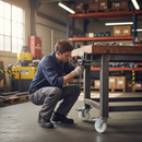 200mm High-Performance Braked Swivel Plate Castor with Nylon Wheel