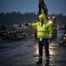 Premium High-Performance Hi-Vis Rain Jacket with Waterproof, Breathable Design and Multiple Pockets for Work Assignments
