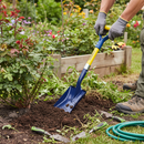 Premium Heavy Duty Square Nose Micro Shovel for Tight Spaces - Lightweight Fibreglass Handle, Perfect for Digging and Scooping Debris
