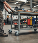 125mm Heavy Duty Swivel Bolt Hole Castor with Grey TPR