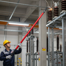 Professional Telescopic Upright Pole - 75Kv Insulated, Extends 7.3m, Collapsible to 1.8m for Easy Transport
