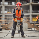 Premium Machinery Helmet with Ear Defenders and Full Face Visor Protection