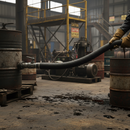Premium Heavy Duty Corrugated Oil Suction & Delivery Hose for Oils and Fuels with High Tensile Steel Helix