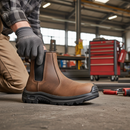 Premium Comfortable Safety Boot with Composite Toe and Slip-Resistant Outsole for Tradespeople