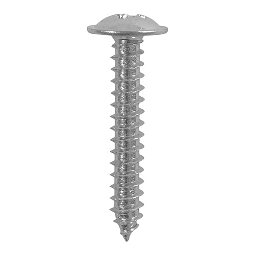 Metal Tapping Screws - PZ - Flange - Self-Tapping - A2 Stainless Steel - 4.2 x 13