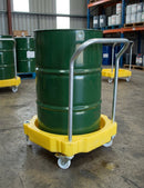 4-Wheel Bunded Drum Dolly with Push Handle – 300 kg capacity