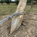 Rough Peeled Round Strainers - Pointed, 2.4m