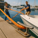 Premium 12mm Orange Polypropylene Rope 3 Strand - 50m Coil | High-Strength