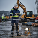 Premium Hi-Vis Winter Parka with Detachable Hood, Waterproof & Windproof Design for Comfort and Mobility