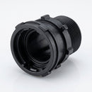 1in Male Thread Cam Lever Hose Adaptor, Glass-Filled Polypropylene (view 2)