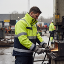 Premium High-Visibility Multinorm Winter Jacket - Oil, Dirt and Water-Repellent with Enhanced Safety Features