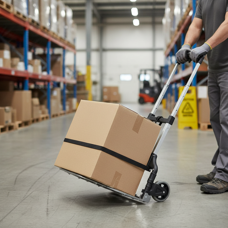 Premium Telescopic Folding Sack Truck - 60kg Load Capacity