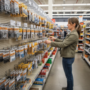 Professional Euro Peg Board Over Arm Hooks - Versatile Storage Solution with Multiple Length Options for Organized Display