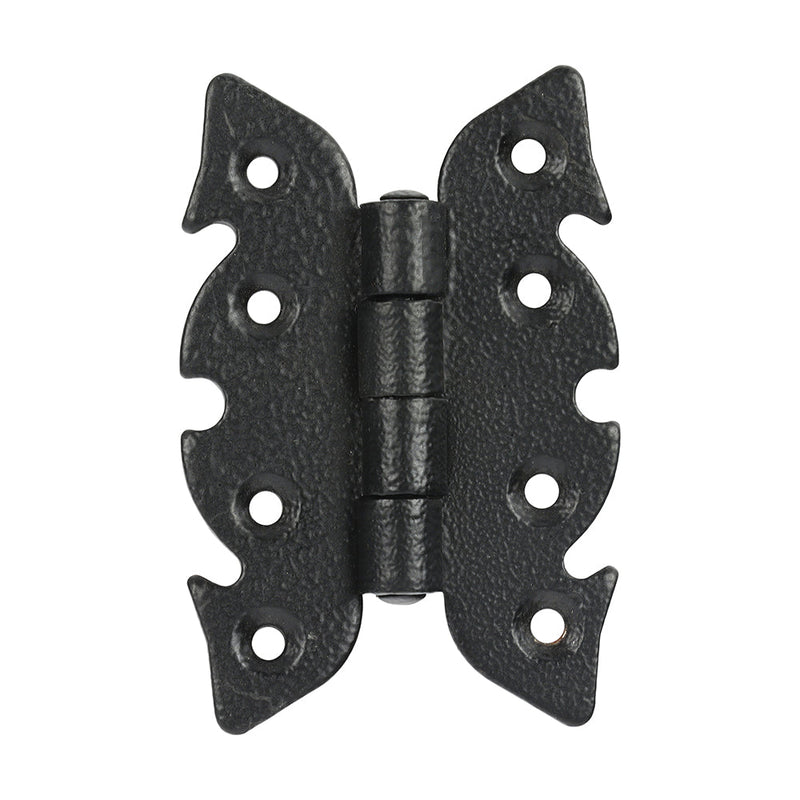 Pair of Butterfly Hinges - Antique Black - 70 x 46