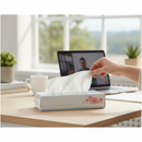 Premium 2-Ply Whisper White Facial Tissue - 100 Sheets per Box with Soft Feel and Contemporary Packaging Design