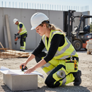 Premium High-Visibility Women's Work Trousers with Holster Pockets and CORDURA Reinforcements for Comfort and Durability